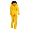 thumbnail image 6 of qucoqpe Womens Onesie Ski Suits Winter Outdoor Sports Warm Jumpsuit Fashion Windproof Waterproof Hooded Snowsuit with Zipper Pockets, 6 of 8