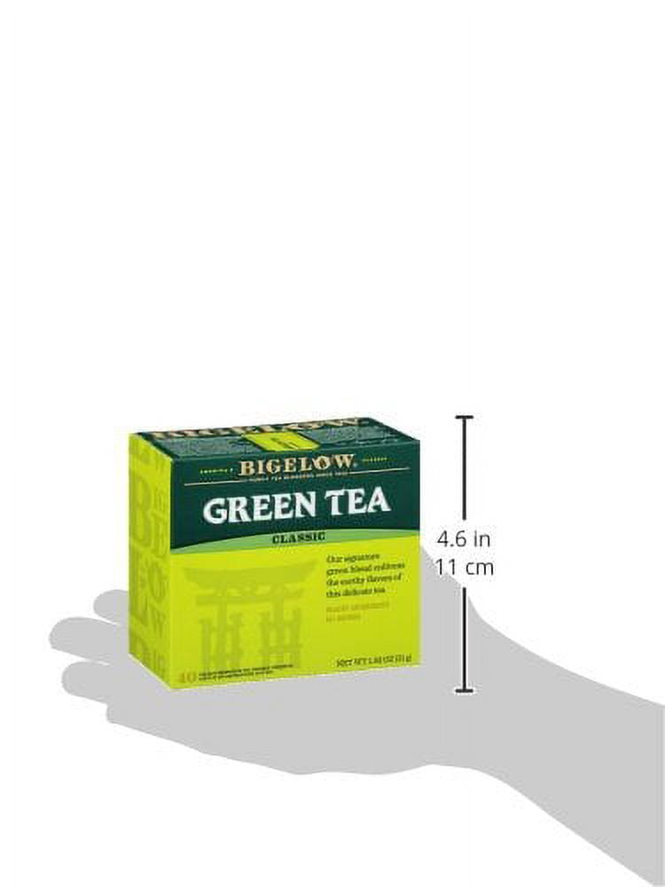 Bigelow Classic Green Tea Bags, 40-Count Boxes (Pack of 6), Caffeinated Green Tea, 240 Tea Bags Total