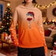 thumbnail image 2 of WILLBEST Sudadera de Mujer Cozy Style de Manga Larga con Capucha y Estampado Festivo, Ideal para Estar Cómoda En Casa y para Actividades Al Aire Libre X-Grande, 2 of 5