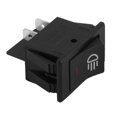 thumbnail image 5 of 16X 12V 35A Interruptor basculante de luz antiniebla para automóvil, camión, barco, luz LED para tablero de instrumentos 4 pines Negro, 5 of 5