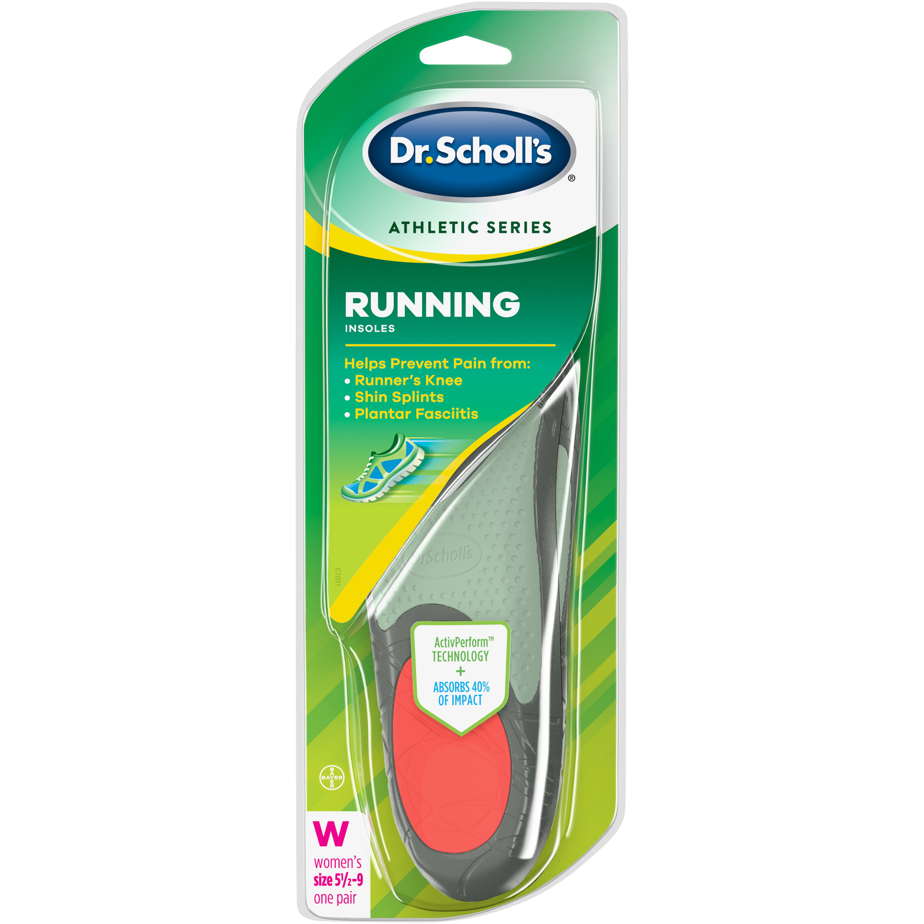 athletic series running insoles