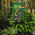 thumbnail image 2 of Wirehair Blue and Tan Dachshund St. Patrick's Day Flag Garden Size 11.25 in x 15.5 in, 2 of 3