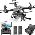 thumbnail image 4 of 4DRC V14 Drone with 1080P HD Camera Live Video 120°Wide-Angle Wifi Altitude Hold, 3D Flip 2 Batteries Black, 4 of 9