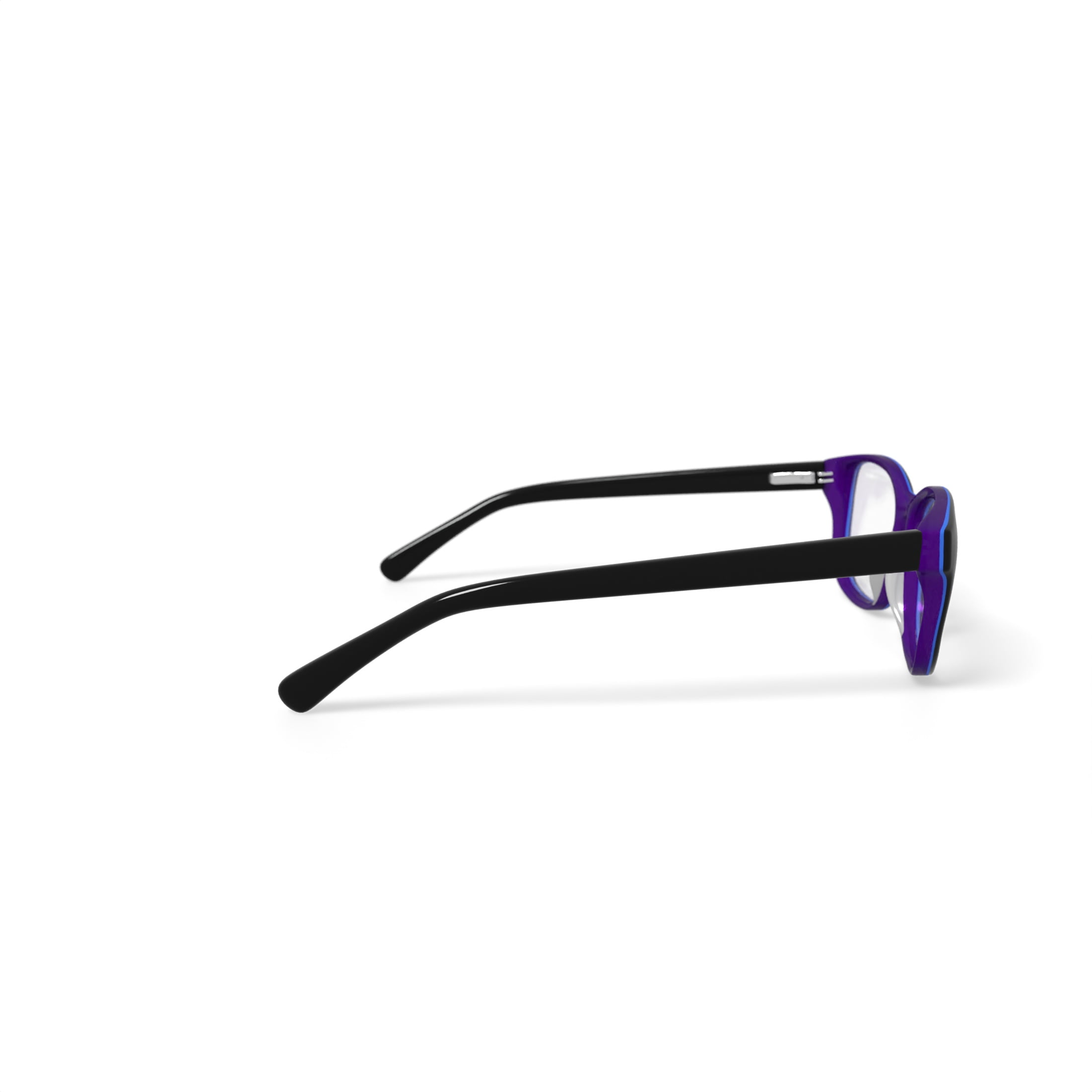 Walmart Youth FM17199 Square Prescription Eyeglasses with Case, Purple