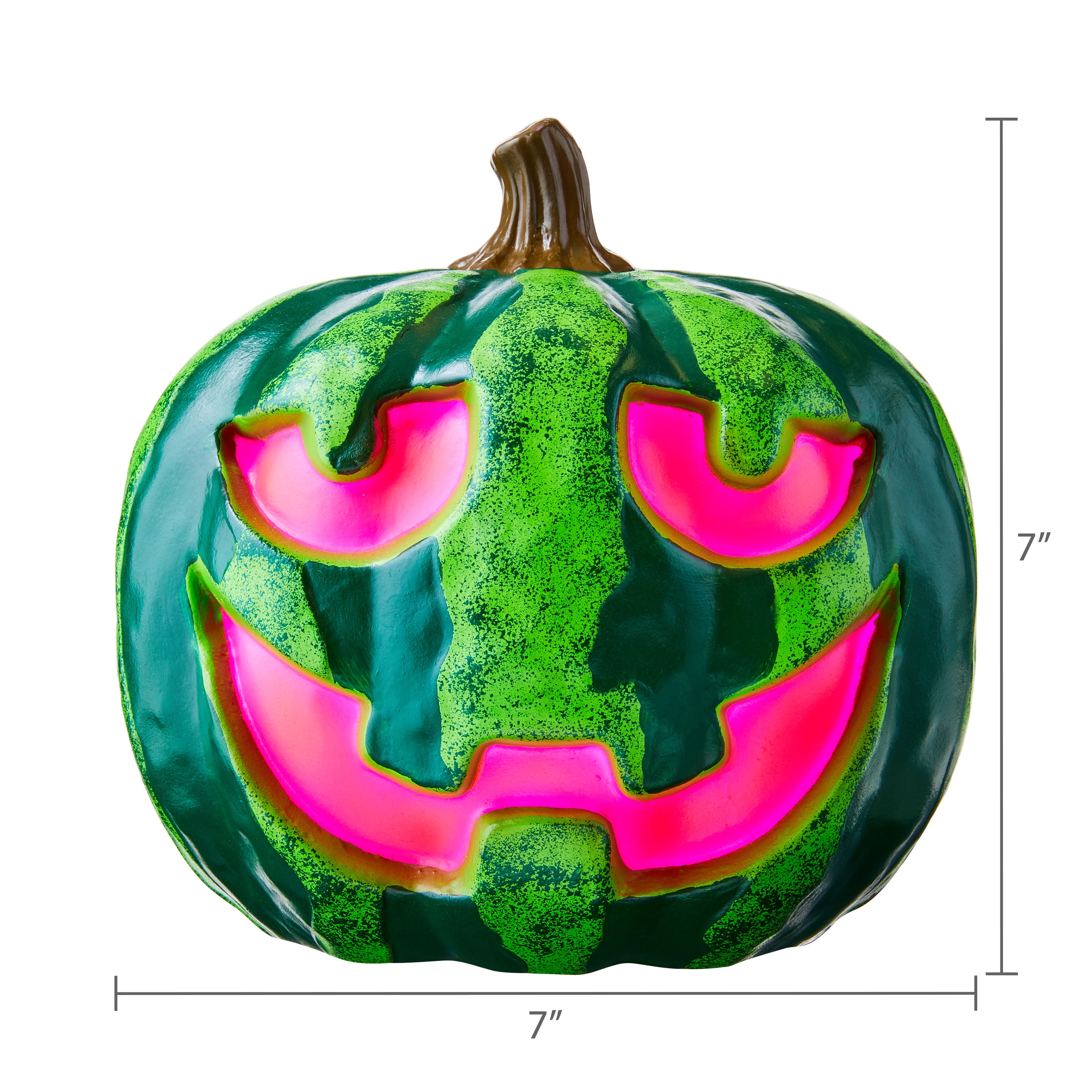 7” LED Watermelon Jack-O-Lantern Blow Mold, by Way to Celebrate