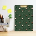 thumbnail image 2 of FORMRS Acrylic Clipboard with Low Profile Clip Standard A4 Letter Size, 12.5" x 9", Christmas Forest, 2 of 8