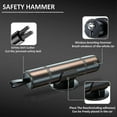 thumbnail image 5 of 2025 Safe Hammer Emergency Tool With Glass Breaker Seatbelt Cutter Under Water Use, 5 of 5
