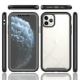 thumbnail image 3 of SaniMore for iPhone 11 Pro Max Case, Rugged PC Back & TPU Bumpers Two-Layer Structure Transparent Cover with PET Screen Protector Shockproof Protective Shell for iPhone 11 Pro Max, Darkblue, 3 of 7