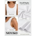 thumbnail image 4 of MOYIKO Tank Tops for Women Round Neck Trendy Sleeveless Tops Dressy Casual Flowy Summer Shirts Loose Fit, 4 of 7