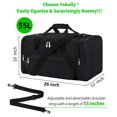 thumbnail image 4 of Bolsa deportiva YoKelly Travel Gym de 66 cm, color negro, 4 of 7
