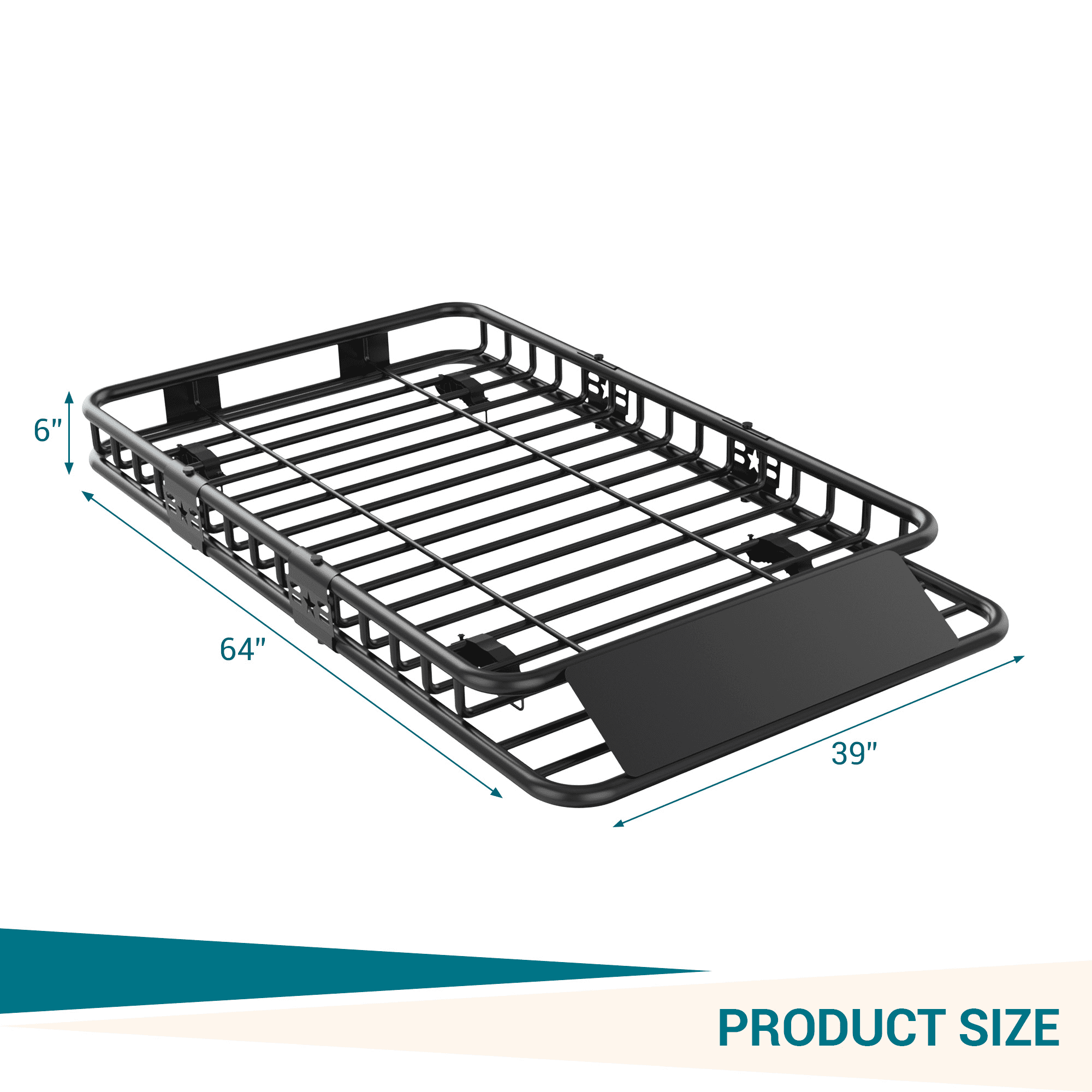GOGRANT Roof Rack Heavy Duty 200LB Steel Universal 64" x 39" x 6"