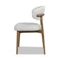 thumbnail image 3 of Jennifer Taylor Home Locke 20.5" Modern Upholstered Dining Chair with Wood Frame, Salt & Pepper Boucle, 3 of 8