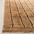 thumbnail image 2 of Safavieh  Couture Hand-knotted Tibetan Viorelia Modern Wool Rug with Fringe Taupe/Black 5' x 7'6" 5' x 8', 4' x 6' Indoor Living Room, Bedroom, Dining, 2 of 5