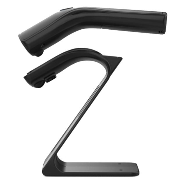 Handheld Bluetooth Barcode Reader Auto Scanning 2.4G QR Code Reader with Stand 2D Wireless Barcode Scanner