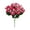 Pink, variant on 5 Stem Lifelike Artificial Pansy Silk Flower Bouquet Fade Resistant Fake Floral Arrangement Indoor Outdoor Vase Decor