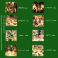 thumbnail image 3 of Festival Supplies USB Battery Powered Painted Bell Snowflakes String Lights Christmas Decoration Santa Claus PAINTED BELLS-USB 3M 20 LIGHTS, 3 of 8