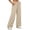 Khaki, variant on vdgthytj Womens Sweatpants Wide Leg Baggy Drawstring Waist Solid Basic Pants with Pockets Fall Winter Casual Athletic Trousers(X-Large,White)