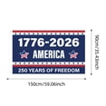 thumbnail image 3 of Win s Way USA 250th Anniversary Flag 1776-2026 American Independence Celebration Banner, 3 of 6