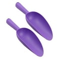 thumbnail image 1 of Purple Plastic Garden Shovel for Home Use Lightweight Ergonomic Handle Smooth Surface 2 Pieces, 1 of 8