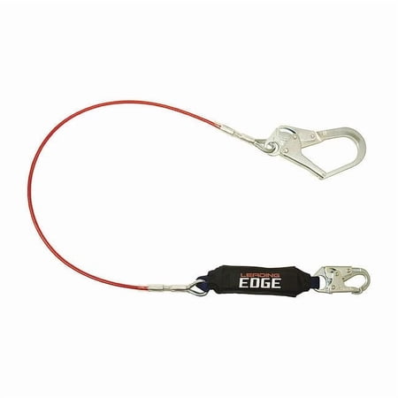 Falltech Shock-Absorbing Lanyard,Fixed Length 8354LE3