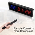 thumbnail image 4 of Toystoory Temporizador de fitness con enchufe de EE. UU., cuenta regresiva portátil, reloj de gimnasio de aleación de aluminio, cronómetro de Accesorios para máquinas de ejercicios, 4 of 6