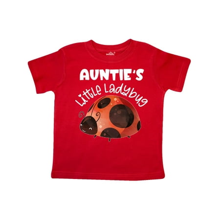

Inktastic Auntie s Little Ladybug Gift Toddler Boy or Toddler Girl T-Shirt