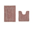 thumbnail image 2 of Better Trends Premium 2 Piece Bathroom Rug Set 100% Cotton, Extra Soft Tufted Bath Mat, Water Absorbent & Reversible Mat, Pink Lux Collection, 2 of 2