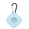 thumbnail image 2 of MesaSe Tracker Holder Case Anti-lost Silicone Cover Protector with Key Chain Replacement for iOS AirTag  Jeans Blue, 2 of 9
