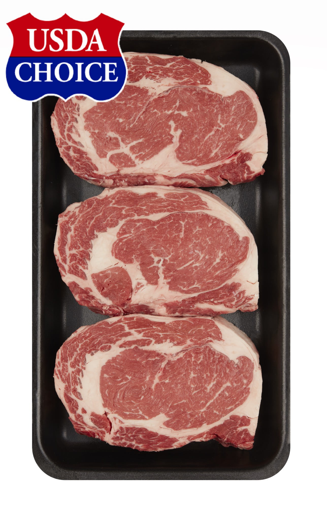 Beef Choice Angus Ribeye Steak Family Pack, 2.26 - 3.15 lb