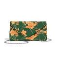 thumbnail image 7 of TSOVTHRID Lily Floral Green Print Women's Clutch Purses Ladies Clutch Handbags Elegant Leather Shoulder Bag for Formal Wedding Party Cocktail Prom with Chain, 7 of 7