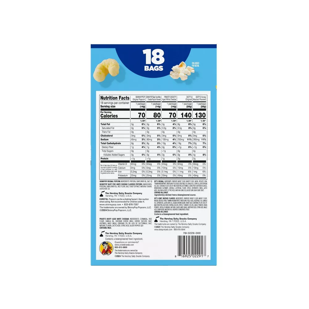 Grab & Go Family Favorites Multipack Snacks - 12.5oz/18ct