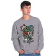 thumbnail image 3 of No Regrets Skull Snake Rose Tattoo Sweatshirt for Men or Women Brisco Brands X, 3 of 6