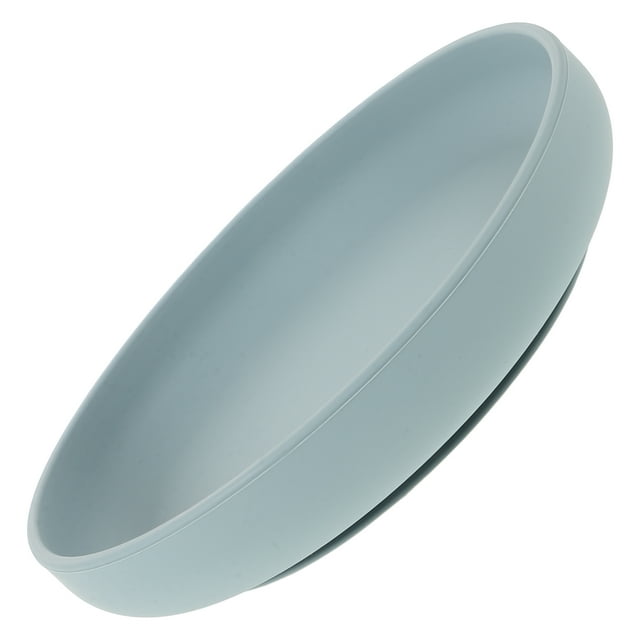 OULII Round Scoop Dish Spill Proof And Suction Trays Senior Dining Plate For