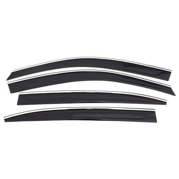 Auto Ventshade (AVS) by RealTruck Low Profile Ventvisor / Window Deflectors 4 Pc. Set Compatible with 2013-2017 Honda Accord Sedan