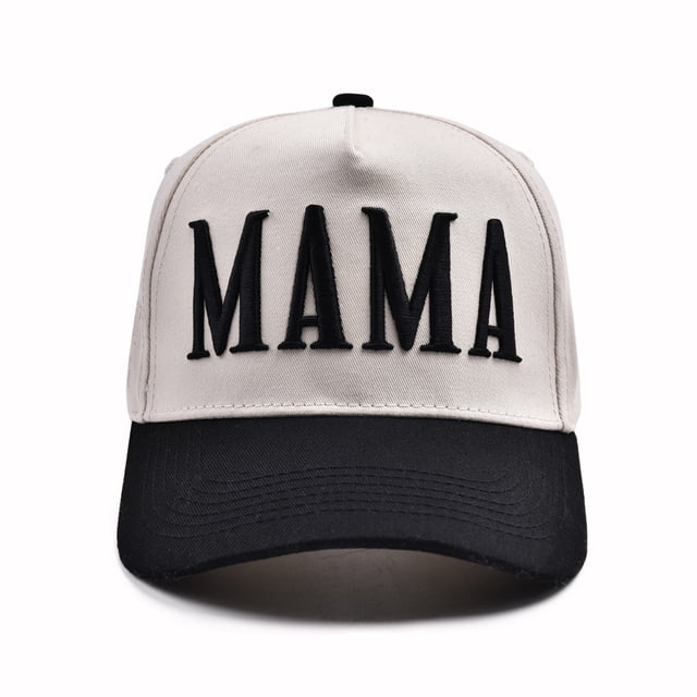 Agiferg Simulation Toys Trucker Hat MAMA Embroidered Baseball Cap Puff Hat with MINI Lettering Personalized Gift for Mom 's Day Father's Day