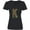 AB-Black, variant on Leopard Print Letter K Women's V-Neck T-Shirt