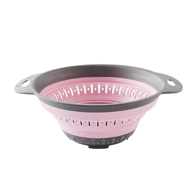 Collapsible Colander and Strainer PP Silicone Kitchen Foldable Strainer for Pasta Veggies New Home Apartment