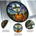 thumbnail image 2 of Cross Suncatcher Indoor/Outdoor Stained Glass Window Hanging Handmade Stained Glass Suncatchers Decoration for Home Garden Christmas Party Wedding Housewarming Gifts, 2 of 6