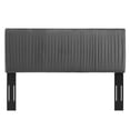 thumbnail image 4 of Modway Eloise Channel Tufted Performance Velvet Full/Queen Headboard in Charcoal, 4 of 11