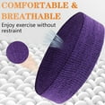 thumbnail image 4 of 6 Pieces Sweatband Set Sports Headband Wristband Set, Moisture Wicking Athletic Sweatbands 4 Wrist Sweatband and 2 Headbands, Terry Cloth Sweat Absorbing Head Band for Workout, 4 of 8