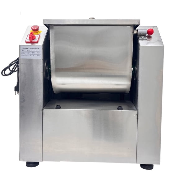 15KG Commercial Dough Mixer Vegetable Meat Blender with 90°Tiltable Bowl 110V