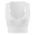thumbnail image 3 of DuoJiaJ Women's Sleeveless Solid Ribbed Tank Top Vest Shirt Ultra Soft & Stretchy Wear Women’s Basic Tank Tops, 3 of 4