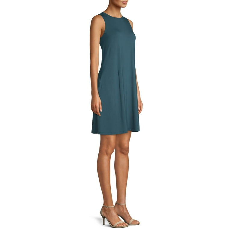 Walmart sleeveless shop knit dress