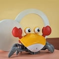 thumbnail image 5 of Musical Crawling Crab Toy for Babies, Movable Crab Toy for Toddlers, Crawling Crab Toys with Light, Automatically Avoid Obstacles, Interactive Baby Learning Toy, 5 of 5