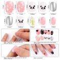 thumbnail image 6 of Children's Fake Nails, Kids Nail Art Set, Reusable Nail Stickers with Nail Files, Eco-Friendly Material, Easy to Use and Trim, Suitable for Parties, Weddings, Daily Wear, Non-Toxic Design, 6 of 9