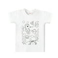 thumbnail image 1 of Toimothcn Baby Boys Tshirts Short Sleeve Cartoon Diy Hand Painted Coloring T Shirts Soft Comfortable Summer Shirt Tops 11-12 Years, 1 of 4