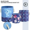 thumbnail image 3 of Blues Clues Kids Fabric Round Nestable Storage Bin Set, 3-Piece, 3 of 7