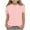 Pink, variant on Bovxnpu Kids Summer Tops, Toddler Girls Casual T Shirt, Children's Fashion Solid Color Short Sleeved Round Neck Tops/shirt 7-8 Years