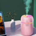 thumbnail image 2 of Humidificador de escritorio USB Brillar de 300 ml para plantas y oficina con luz nocturna, 2 of 5