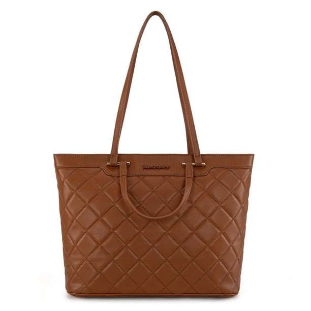 Bolso Tote Montana West Acolchado en Cuero Vegano para Mujeres